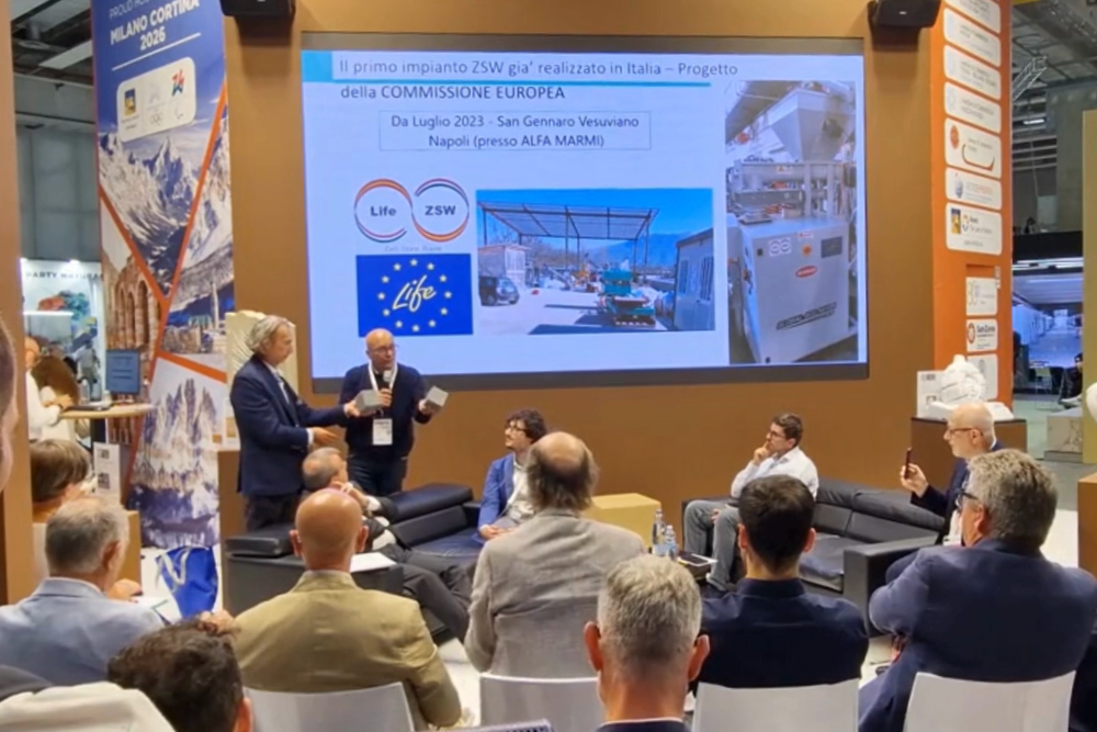 Presentazione in Marmomac del convegno Marmo e Circolarità