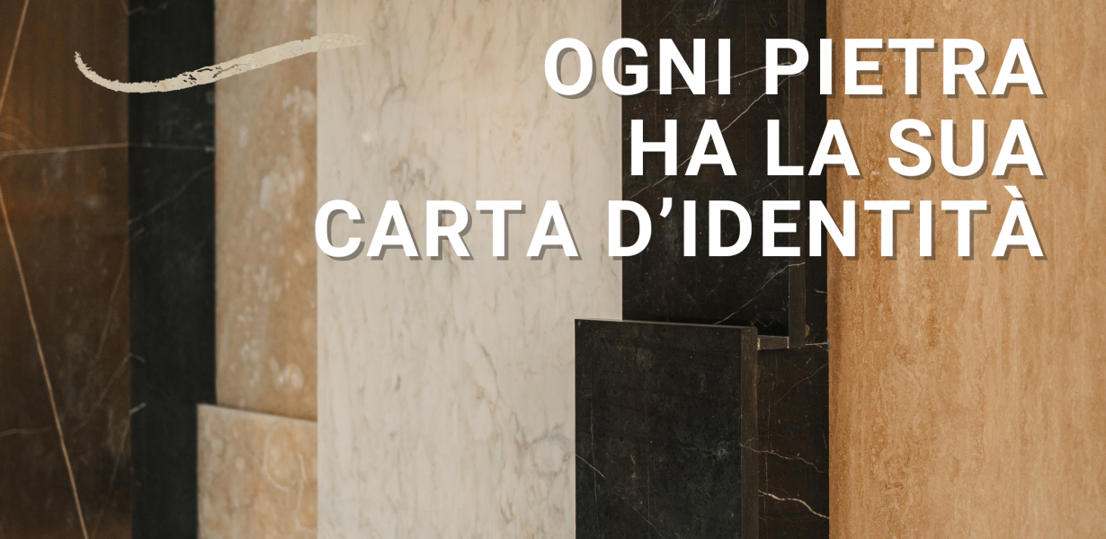 5 tipologie diverse di superfici in pietra esposte in verticale